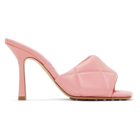 Bottega Veneta Pink Lido Sandals - Picture 2 of 6